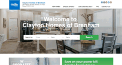 Desktop Screenshot of claytonhomesofbrenham.com